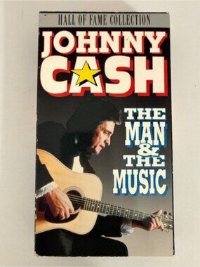 Johnny Cash The Man & The Music VHS Hall of Fame Collection